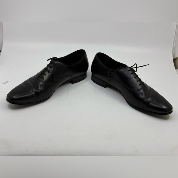 Saint Laurent Paris Black Leather Derby Size 40 - Picture 8 of 13